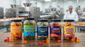 gomitas a granel, gomitas por mayoreo, gominolas de marca propia, ODM gomitas, Caramelos de gomitas personalizados